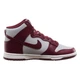 Кроссовки мужские Nike Dunk High 38.5 Бордово-сірий DD1399-600 - изображение 8