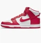 Кроссовки мужские Nike Dunk Hi Retro 45.5 Червоно-білий DD1399-106 - изображение 1