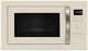 Микроволновая печь встраиваемая Luxor NaviBG 25 Prof FGS + бежевая стеклянная фасадная рамка, бежевый - изображение 1