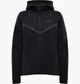 Толстовка женская Nike W Nsw Tch Flc Wr Fz Hdy 2 M Черная HV6747-010 - изображение 7