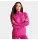 Спортивная кофта женская Nike Dri-Fit Swoosh Quarter-Zip Running Top Pink M Розовая FB4687-615 - изображение 2