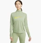 Спортивная кофта женская Nike 1/4 Dri-Fit Swoosh Olive XS Оливковая DX0952-386 - изображение 1