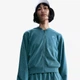 Толстовка жіноча Nike W Nsw Nk Chll Ft Fz Hdy XS Сіра FN2415-006 - зображення 2