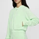 Толстовка жіноча Nike W Nsw Chll Ft Fz Hdy S Зелена FN2415-376 - зображення 6