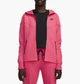 Толстовка жіноча Nike W Nsw Tch Flc Wr Fz Hdy XS Рожева FB8338-629 - зображення 1