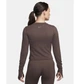 Спортивная кофта женская Nike One Fitted Brown M Коричневая FQ2148-237 - изображение 3