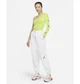 Спортивна кофта жіноча Nike Womens Asymmetrical Long-Sleeve Top Yellow M Жовта CZ8188-736 - зображення 5