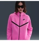 Толстовка женская Nike W Nsw Tch Flc Wr Fz Hdy 2 S Розовая HV6747-675 - изображение 2