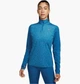 Спортивна кофта жіноча Nike 1/4 Swift Blue S Синя FB4562-457 - зображення 1