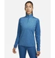 Спортивна кофта жіноча Nike 1/4 Swift Blue S Синя FB4562-457 - зображення 2
