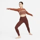 Спортивний топ жіночий Nike W Ny Luxe Shrug S Коричневий DV9197-246 - зображення 5