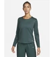 Спортивна кофта жіноча Nike Therma-Fit One Long-Sleeve Top Green XS Зелена DD4927-328 - зображення 2
