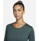 Спортивна кофта жіноча Nike Therma-Fit One Long-Sleeve Top Green XS Зелена DD4927-328 - зображення 4