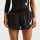 Шорти жіночі Nike Flow Swoosh 3In XS Чорний IF1473-010 - зображення 1