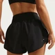 Шорти жіночі Nike Flow Swoosh 3In XS Чорний IF1473-010 - зображення 2
