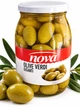 Оливки зелені Nova Olive Verdi Giganti 1000 г гігантські з кісточкою в розсолі великі консервовані оливки Італія - зображення 2