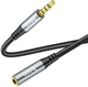 Кабель AUX Hoco UPA20 3.5mm to 3.5mm 1m Metal Gray - зображення 2