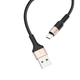 USB Кабель Hoco X26 Xpress USB-A to Type-C 2A 1m Black/Gold - изображение 1