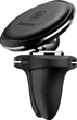 Автотримач Baseus Magnetic with Cable Clip Airvent Black - зображення 1