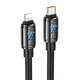 USB Кабель Hoco U143 Joy Type-C to Lightning 27W 1.2m Black - изображение 1