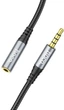 Кабель AUX Hoco UPA20 3.5mm to 3.5mm 2m Metal Gray - зображення 3