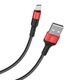 USB Кабель Hoco X26 Xpress USB-A to Type-C 2A 1m Black/Red - изображение 2