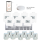 Комплект беспроводной WIFI автоматики на 7 зон 4HEAT | HR-03RF + EGW01 + WT-75W (7шт) + Привод ATR (9шт) - изображение 1