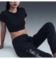 Спортивні штани жіночі Nike Sportswear Club Fleece Graphic Black S Чорні HV2346-010 - зображення 6