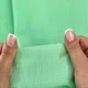Ткань шифон креш 80 гр/м2 150 см IDEIA полупрозрачная, нежная, з легким блеском для блуз, платьев, декора, аксессуаров салат - изображение 3