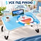 Столик для ноутбука MLT T36 з підставкою для планшета та підсклянником Doraemon - зображення 5