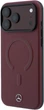 Etui Mercedes Leather 3D MagSafe do Apple iPhone 18 Pro / 17 Pro Burgundowe (3666339651749) - obraz 2