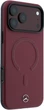 Etui Mercedes Leather 3D MagSafe do Apple iPhone 18 Pro / 17 Pro Burgundowe (3666339651749) - obraz 4