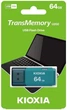 Накопичувач Kioxia TransMemory U202 64GB USB 2.0 (LU202L064GG4) Light Blue - зображення 3