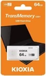 Накопичувач Kioxia TransMemory U301 64GB USB 3.2 Gen 1 (LU301W064GG4) White - зображення 3
