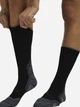 Носки мужские высокие шерстяные Jack Wolfskin Hike Merino Sock CL A63862_6000 41-43 Черные (4064886443463) - изображение 3