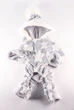 Теплый флисовый комбинезон для собак и котов M серый 0082CH/14 - изображение 7
