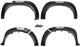 Расширители колесных арок (ABS) для Toyota Hilux 2012-2015 гг - изображение 1