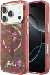 Etui Guess IML Glitter Blossom Roses do Apple iPhone 18 Pro Max / 17 Pro Max Burgundowe (3666339655716) - obraz 1