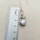 Кулон серебряный с кубическим цирконием "Яблоко" 2,4 г - изображение 4