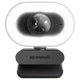 Веб-камера Streamplify CAM PLUS-FHD-2M60-LIGHT, Black, 1920x1080 / 60 fps, 1/3' CMOS, стереомікрофон, автофокус, кут огляду 80°, кільцева лампа з трьома режимами колірної температури, кришка зсуву, магнітна підставка, USB 2 м (SPCW-CLFH221.11 - зображення 2