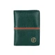 Чоловічий шкіряний картхолдер Hammonds Flycatcher CC601 DS Green зелений із RFID-захистом - зображення 1