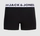 Мужские трусы боксеры Jack & Jones 1 шт, размер S, черные, логотип белый - изображение 2