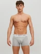 Мужские трусы боксеры Jack & Jones 1 шт, размер S, серые, логотип белый - изображение 2