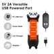 Подушка-грілка USB у вигляді панди з підігрівом, таймером і пультом керування 50 см - зображення 3