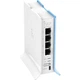 Маршрутизатор MikroTik hAP lite Wi-Fi N300 4 порта RouterOS бело-голубой - изображение 3
