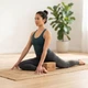 Екологічний блок для йоги Tiguar Cork Yoga Block - натуральний пробковий аксесуар для йоги та розтяжки ( TI-J0003 ) - зображення 3