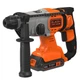 Перфоратор Black&Decker SDS-Plus,18 В, 2Ah, 1.2 Дж, 3 режими, сумка, 2.2 кг (BCD900D1S) - изображение 1