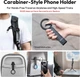 Магнитный штатив ULANZI MA30 для телефона iPhone MagSafe, алюминиевый, черный - изображение 5