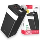 УМБ Павербанк 50000 mAh 22.5W с быстрой зарядкой и фонариком HOCO J86A Наружный аккумулятор Портативное зарядное устройство Черный - изображение 1