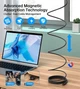 Кабель для передачи данных Choetech XCC-1051, USB Type-C to USB Type-C, 1.8м, PD 3.1, 240W, магнитный, черный - изображение 5